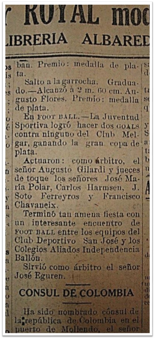 FBC Melgar 0 x 2 Juventud Sportiva - 1917 (2)
