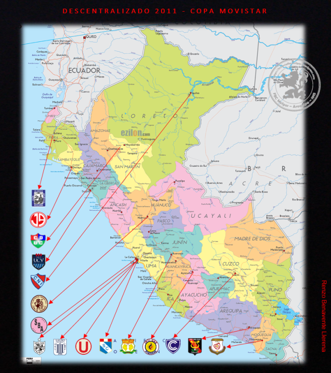 Resumen 2011 - Mapa Con Equipos Participantes