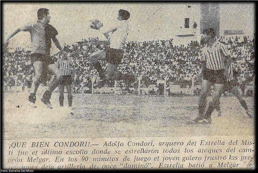 Estrella Del Misti 1 x 0 FBC Melgar - Torneo Selección &amp; Competencia 1968, Fecha 5 by Estrella Del Misti